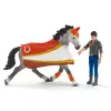 Conjunto de brinquedo Schleich HORSE CLUB Conjunto de volteio da Mia