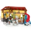 schleich FARM WORLD Estábulo de cavalos, quinta, animais da quinta / brinquedo de quinta, 3 anos, multicolor, plástico