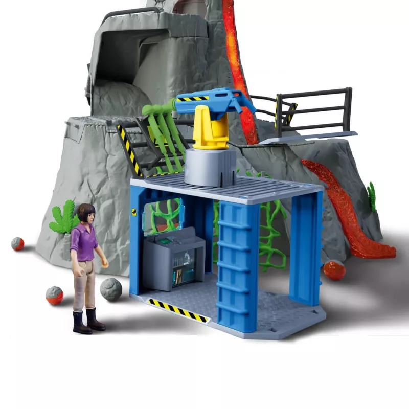 Schleich Dinossauro Acampamento Base de Expedição ao Vulcão multicolor 42564