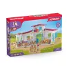 schleich HORSE CLUB Centro Equestre à Beira do Lago, Quinta, Estábulo, Cavalos, 5 ano(s), Multicolor, Plástico