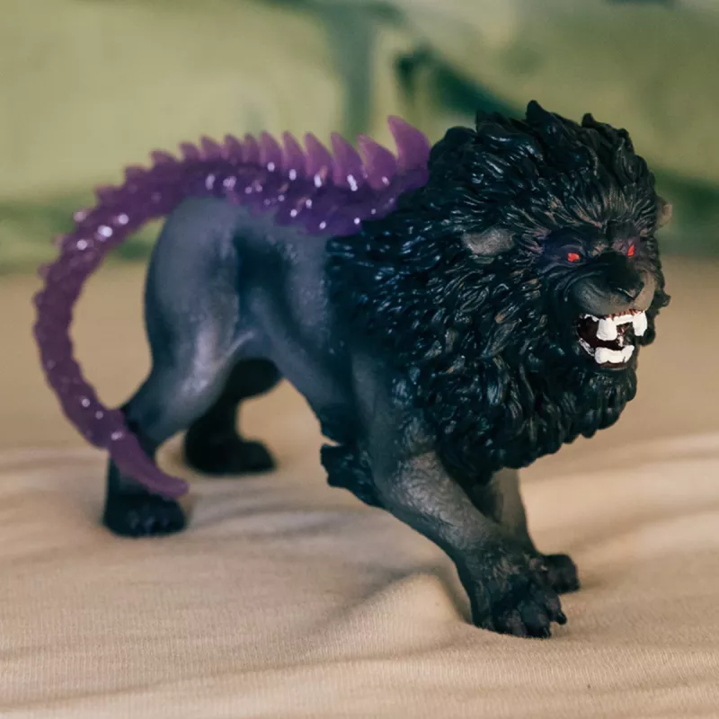 Figura Schleich ELDRADOR CREATURES Leão das Sombras 42555 Peça de coleção