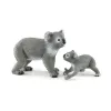 Schleich WILD LIFE Mãe Coala com Bebé 42566 Cinzento-esverdeado