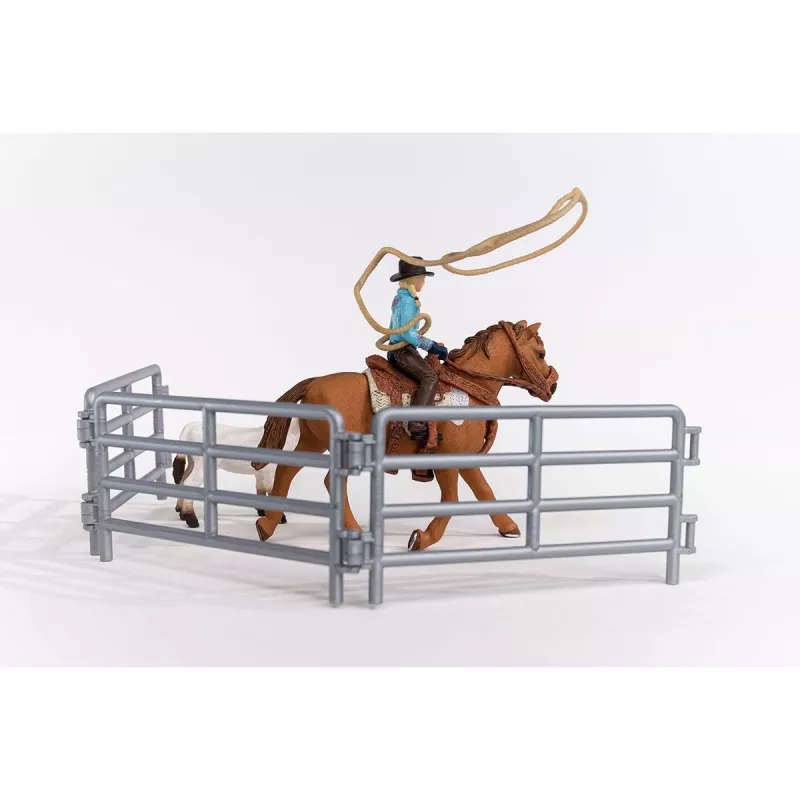schleich Cowgirl Team Roping Fun, 3 ano(s), Multicolor