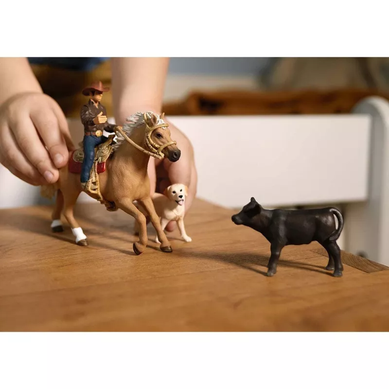 schleich Aventuras de Equitação Western, 3 ano(s), Multicolor