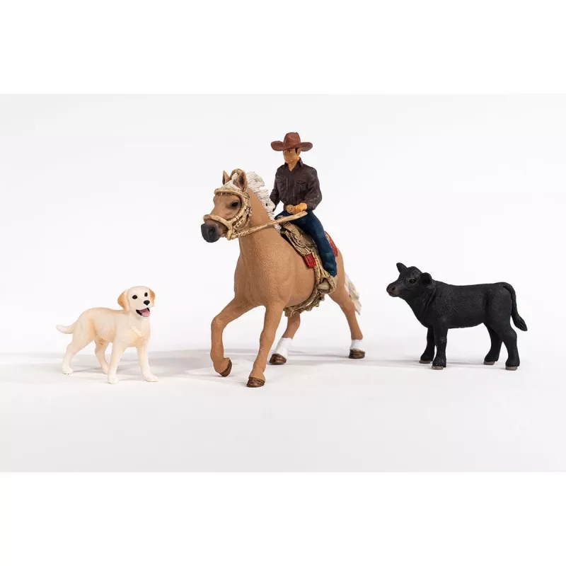 schleich Aventuras de Equitação Western, 3 ano(s), Multicolor