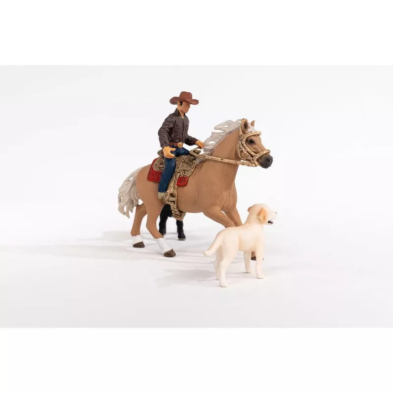schleich Aventuras de Equitação Western, 3 ano(s), Multicolor