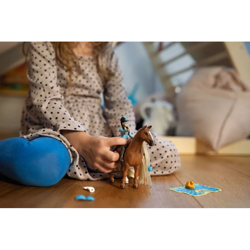schleich HORSE CLUB Conjunto Inicial Sofia’s Beauties Kim & Caramelo