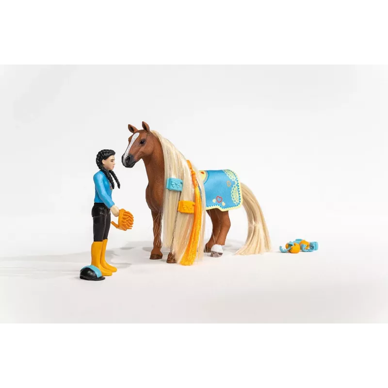 schleich HORSE CLUB Conjunto Inicial Sofia’s Beauties Kim & Caramelo