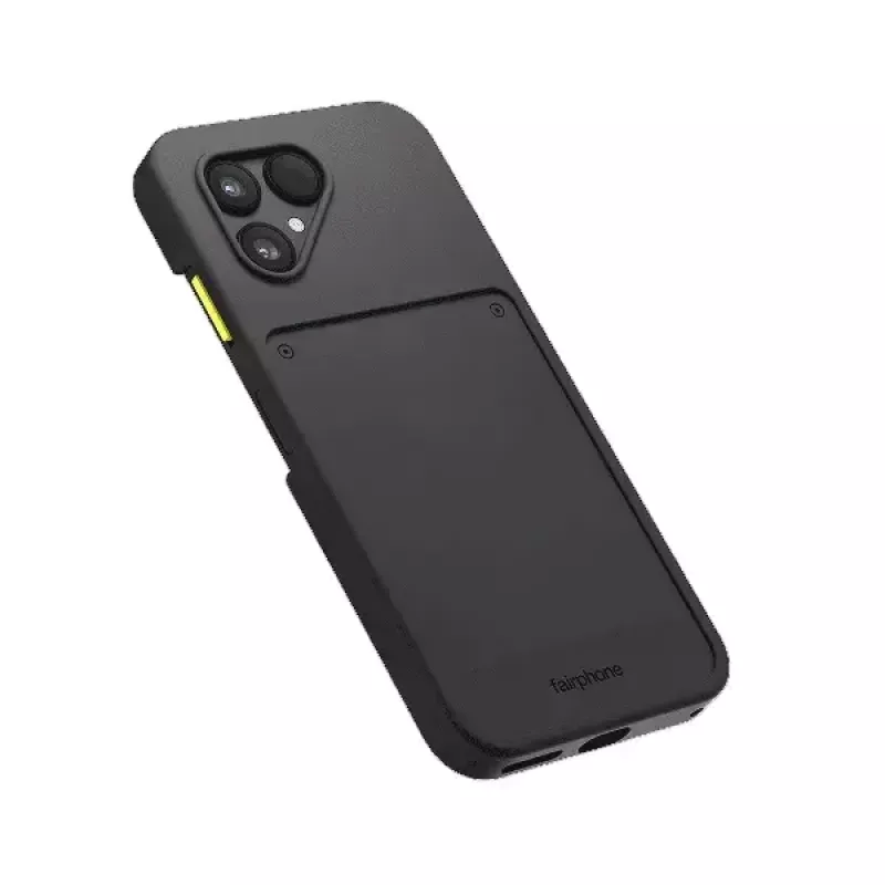 Capa de Telemóvel Fairphone Schutzcase v1 para Fairphone (Gen. 6) — Capa, compatível com ecrã de 16 cm (6,3 polegadas), Preto