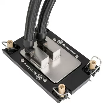 Conjunto de Montagem para Base de Dissipador de CPU SILVERSTONE XAC-MK-4710 — Suporte para Intel LGA4677 / LGA4710, preto, para XE360PDD / Série XE360