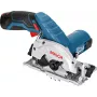 Bosch GKS 12V-26 Professional 06016A1001 serra circular a bateria, 12 V, lâmina de 85 mm, sem bateria e carregador, azul/preto