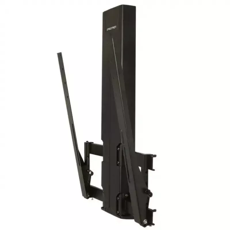 Ergotron Glide Wall Mount HD 61-061-085 suporte de parede, até 152,4 cm (60 polegadas), regulável em altura, inclinável, 18,1 kg, preto
