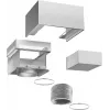 Conjunto de recirculação para exaustor Siemens LZ11FXC56, aço inoxidável, 4,2 kg, 1 unidade