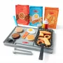 Melissa & Doug Flip & Fry conjunto de grelhar com alimentos de brincar com mudança de cor Water WOW!, brinquedo pré-escolar a partir dos 3 anos