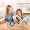 Melissa & Doug Flip & Fry conjunto de grelhar com alimentos de brincar com mudança de cor Water WOW!, brinquedo pré-escolar a partir dos 3 anos
