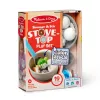 Melissa & Doug Simmer & Stir conjunto de fogão com alimentos de brincar com revelação de cor Water WOW, brinquedo pré-escolar a partir dos 3 anos