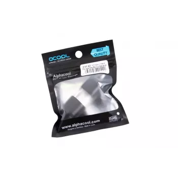 Sistema de refrigeração para computador Alphacool 29142 acetal acrílico preto transparente 1/4 polegadas