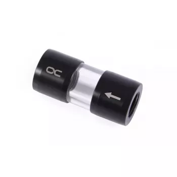 Sistema de refrigeração para computador Alphacool 29142 acetal acrílico preto transparente 1/4 polegadas