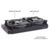 Sistema de refrigeração Alphacool 24831 silicone preto ventoinha 14cm