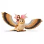 schleich BAYALA Fada em voo na coruja Glam, 5 ano(s), Elfos do Sol, Unicórnios & Fadas, multicolor, plástico
