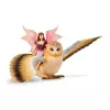 schleich BAYALA Fada em voo na coruja Glam, 5 ano(s), Elfos do Sol, Unicórnios & Fadas, multicolor, plástico