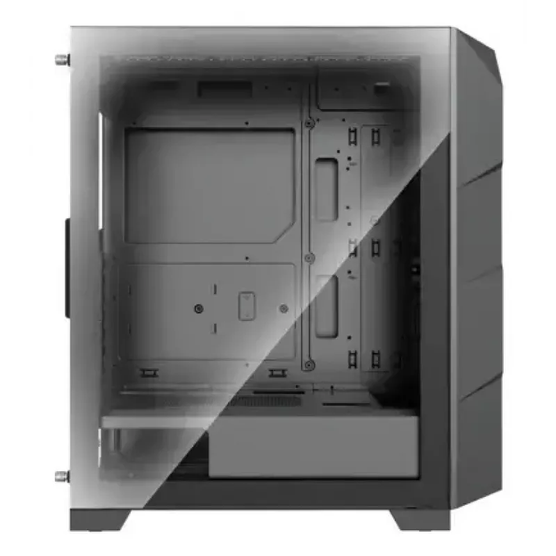 Caixa PC Midi Tower XILENCE Performance A+ BREEZE II — preto, vidro temperado, suporta ATX/Micro‑ATX/Mini‑ITX, 3x140mm frente, 1x120mm traseira