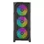 Caixa PC Midi Tower XILENCE Performance A+ BREEZE II — preto, vidro temperado, suporta ATX/Micro‑ATX/Mini‑ITX, 3x140mm frente, 1x120mm traseira