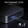 Ugreen DXP480T Plus NAS Desktop Intel® Core™ i5 8 GB DDR5 cinzento