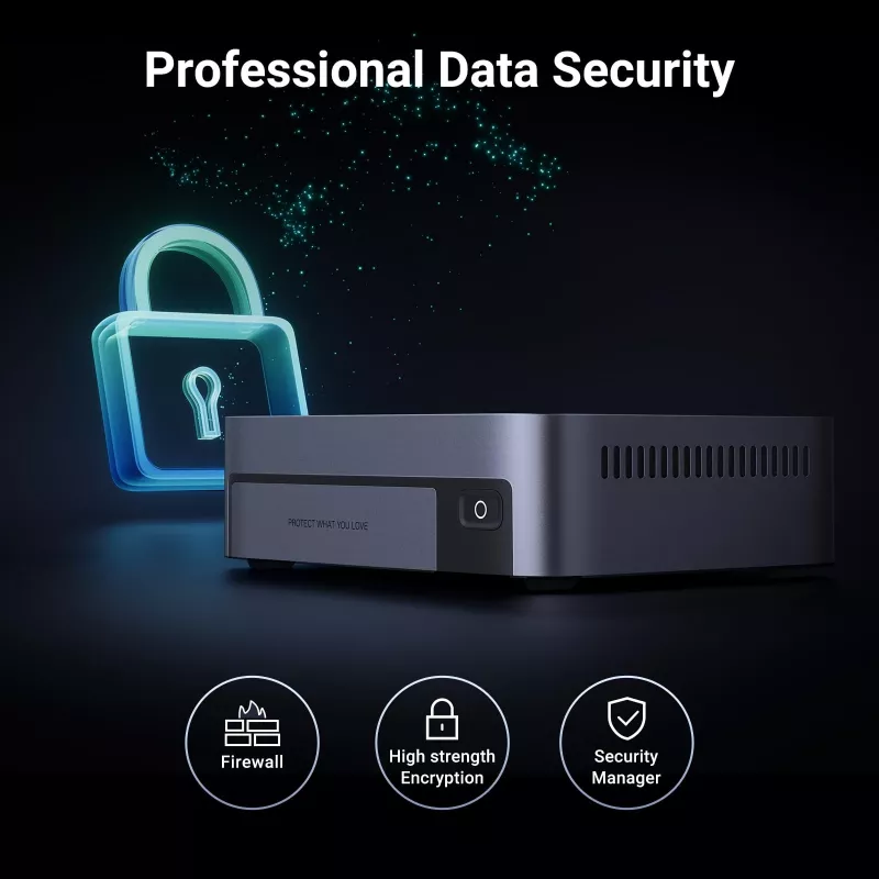 Ugreen DXP480T Plus NAS Desktop Intel® Core™ i5 8 GB DDR5 cinzento