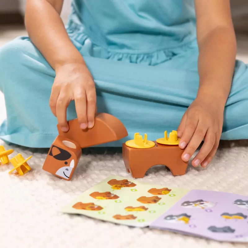 Melissa & Doug MDT BBN Blockables Farm GML, 2 ano(s), 56 unid., plástico, madeira
