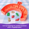 Kinetic Sand, conjunto de brincar SquishPizza forno de pizza que cresce, presentes criativos de Páscoa, inclui 1 lb de areia de brincar moldável & 5 ferramentas, artesanato de alimentos de brincar brinquedo para crianças