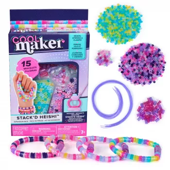 Spin Master Cool Maker Stack'd Heishi 6073900 conjunto de recarga para fazer pulseiras, a partir dos 7 anos