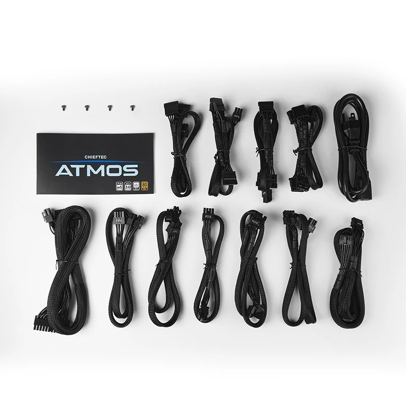 Chieftec Atmos Fonte de alimentação 750 W 20+4 pinos ATX ATX preto