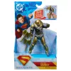 Figura de ação Superman Hammer of Boravia 6 polegadas, estilo do filme, inclui 2 acessórios, dourado/cinzento
