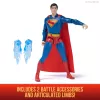 DC Comics, SUPERMAN Figura de ação Epic Strike, 15 cm de altura, estilo autêntico do filme, inclui 2 acessórios, brinquedo para rapazes e raparigas a partir dos 4 anos