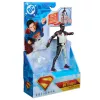 DC Comics, SUPERMAN, Mr. Terrific, Figura de ação Epic Strike, 15 cm de altura, design autêntico do filme, inclui 2 acessórios, brinquedo para rapazes e raparigas a partir dos 4 anos