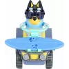 Moose Toys Bluey S9 Conjunto de figura e veículo Quad de praia com Bandit