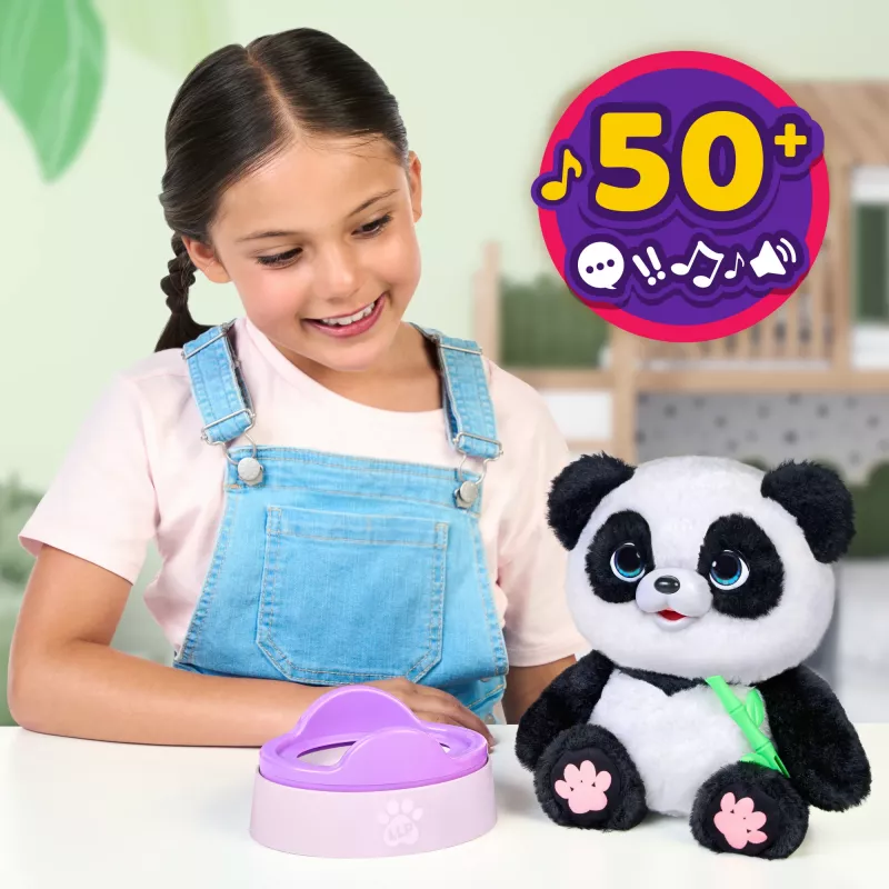Moose Toys Little Live Pets My Baby Panda Chuchu, Panda de Brincar, 4 Anos, Interativo, Com Som, AA