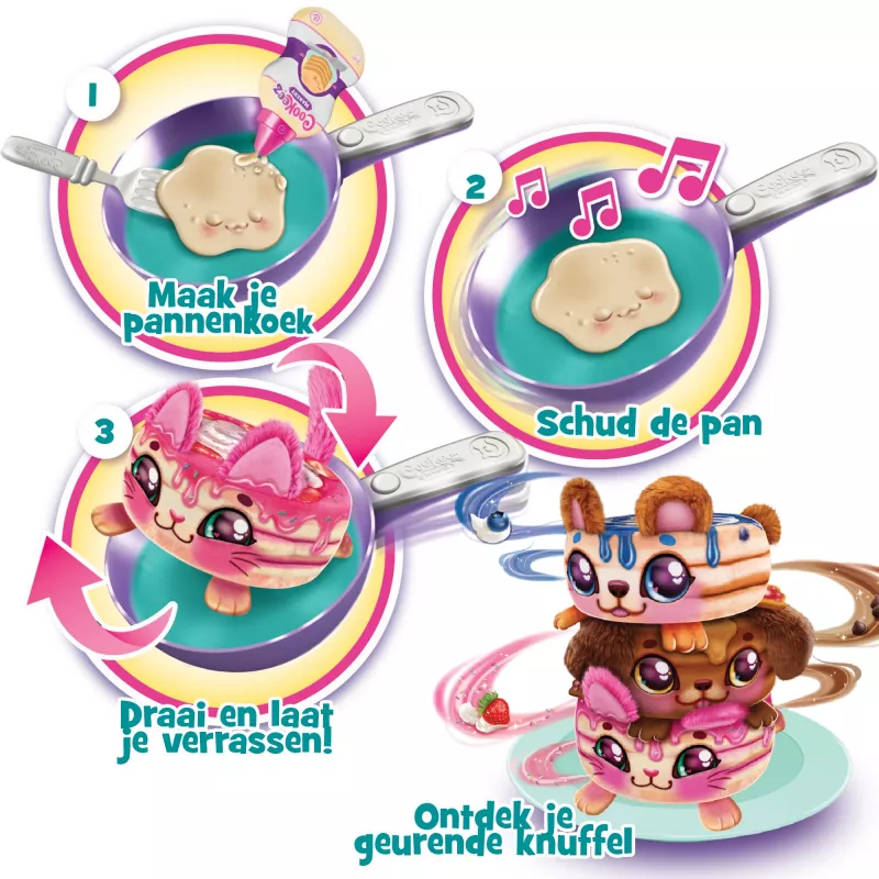 Moose Toys Cookeez Makery Pancake, Brinquedo de Comida, 5 Anos