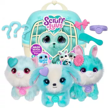Scruff-a-Luvs Pet Scruffs Embalagem Individual Azul Peluche