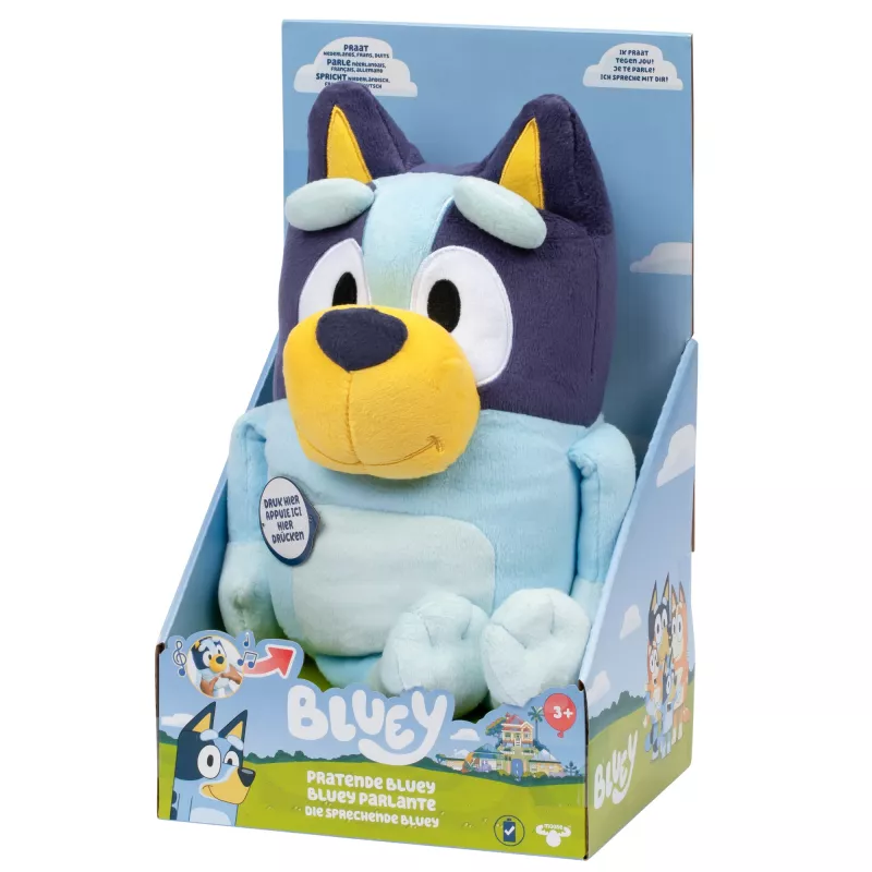 Moose Toys Pratende BLUEY, Personagem de Desenhos Animados, 3 ano(s), Com Som, AA, Pilhas Incluídas