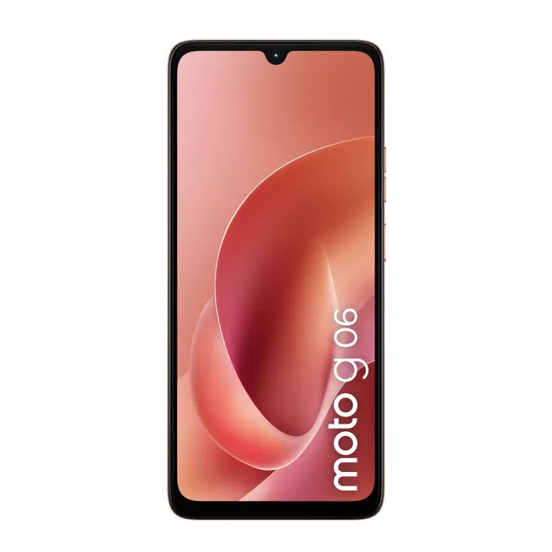 Motorola moto g06 XT2535-14 smartphone, 6,88 polegadas (17,48 cm), MediaTek Helio G81-Extreme, 4 GB RAM, 256 GB, 50 MP, Android, laranja Arabesque