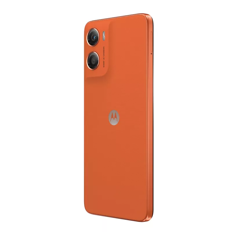 Motorola moto g06 XT2535-14 smartphone, 6,88 polegadas (17,48 cm), MediaTek Helio G81-Extreme, 4 GB RAM, 256 GB, 50 MP, Android, laranja Arabesque