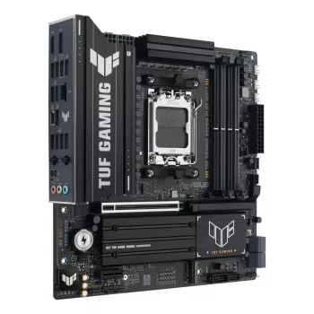 Placa-mãe ASUS TUF GAMING B850M-PLUS WIFI7 micro ATX, AMD B850, Socket AM5, DDR5, 4 DIMM, 256GB, Wi‑Fi 7, 2,5Gb LAN