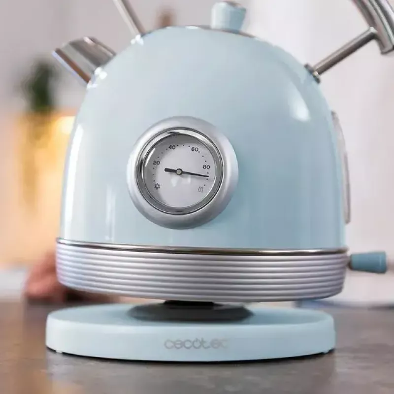 Chaleira elétrica Cecotec 1,8 L 2200 W azul-claro