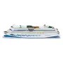 Modelo de navio de passageiros Siku Cruiseliner Aida, pré-montado, escala 1:1400, 226×54×75 mm