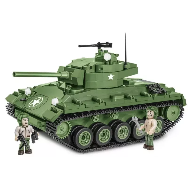 Blocos de construção tanque Cobi M24 Chaffee modelo à escala 1:35, Cobi-2543
