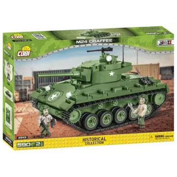 Blocos de construção tanque Cobi M24 Chaffee modelo à escala 1:35, Cobi-2543
