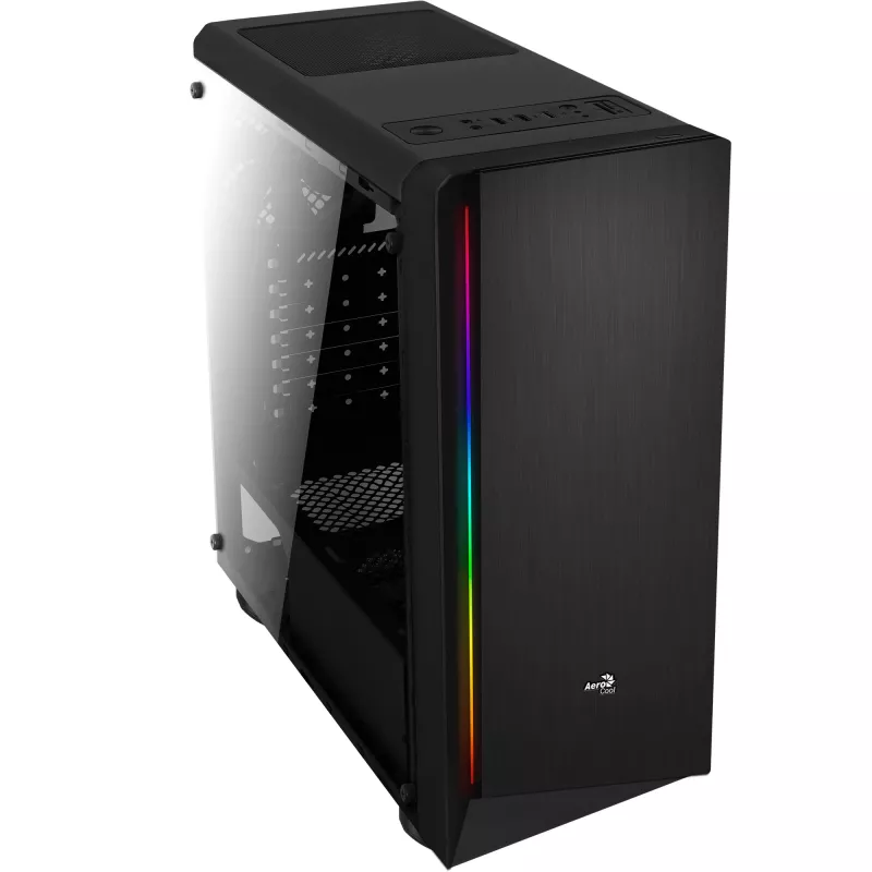 Caixa de computador Aerocool RIFT Midi Tower preta
