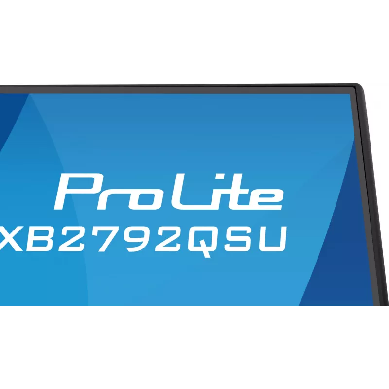 iiyama ProLite XB2792QSU-B1 monitor IPS QHD de 27 polegadas, HDMI, DP, hub USB, 120 Hz, preto